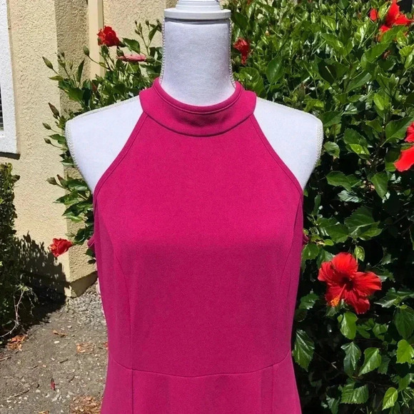 Mushare Pink Halter Maxi  Dress NWT Size Large - Picture 8 of 12